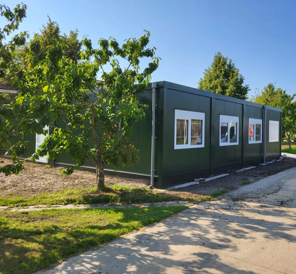 Woonunit tijdens uw verbouwing van alle gemakken vorzien