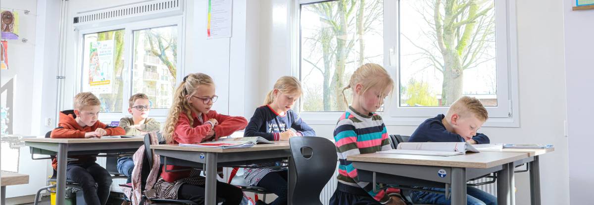 Klaslokaal in een Flex unit