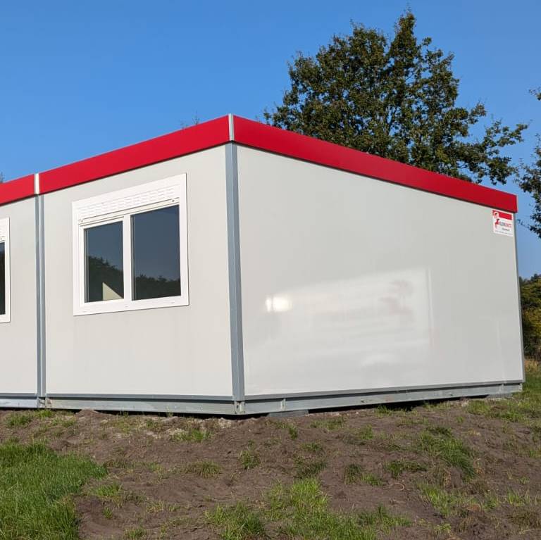 Woonunit in een tuin